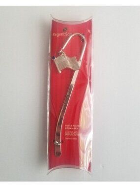 American Flag Silver Plated Bookmark